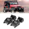 Kit de 2 piezas de pestillo de bloqueo de capó, soporte, hebilla, sujetador para Wrangler JK Unlimited 2007 2017