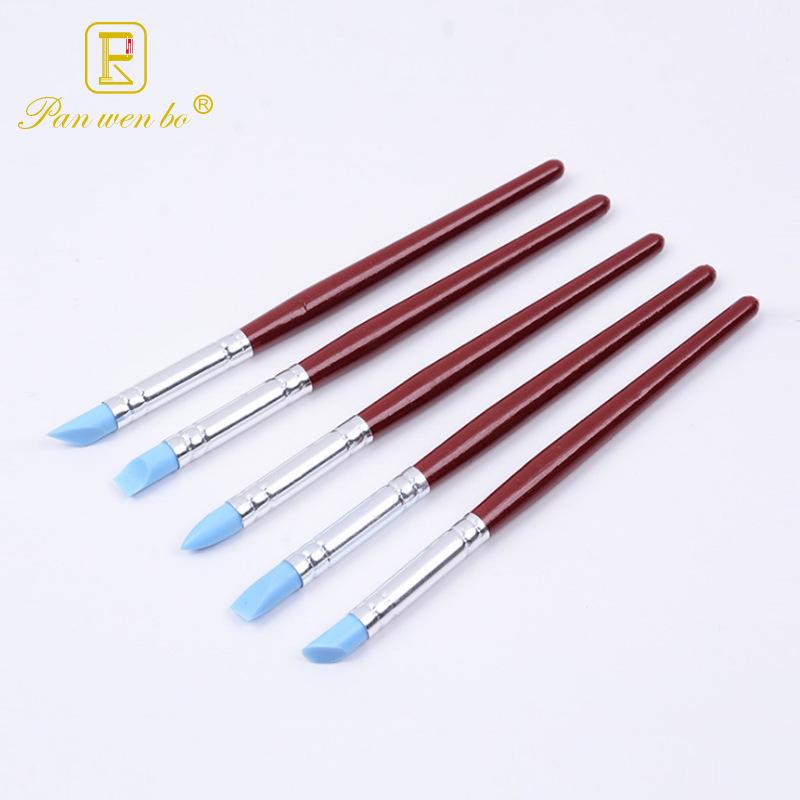 Panwenbo 5-Piece Silicone Shaping Pen Set for Clay Sculpting and DIY.