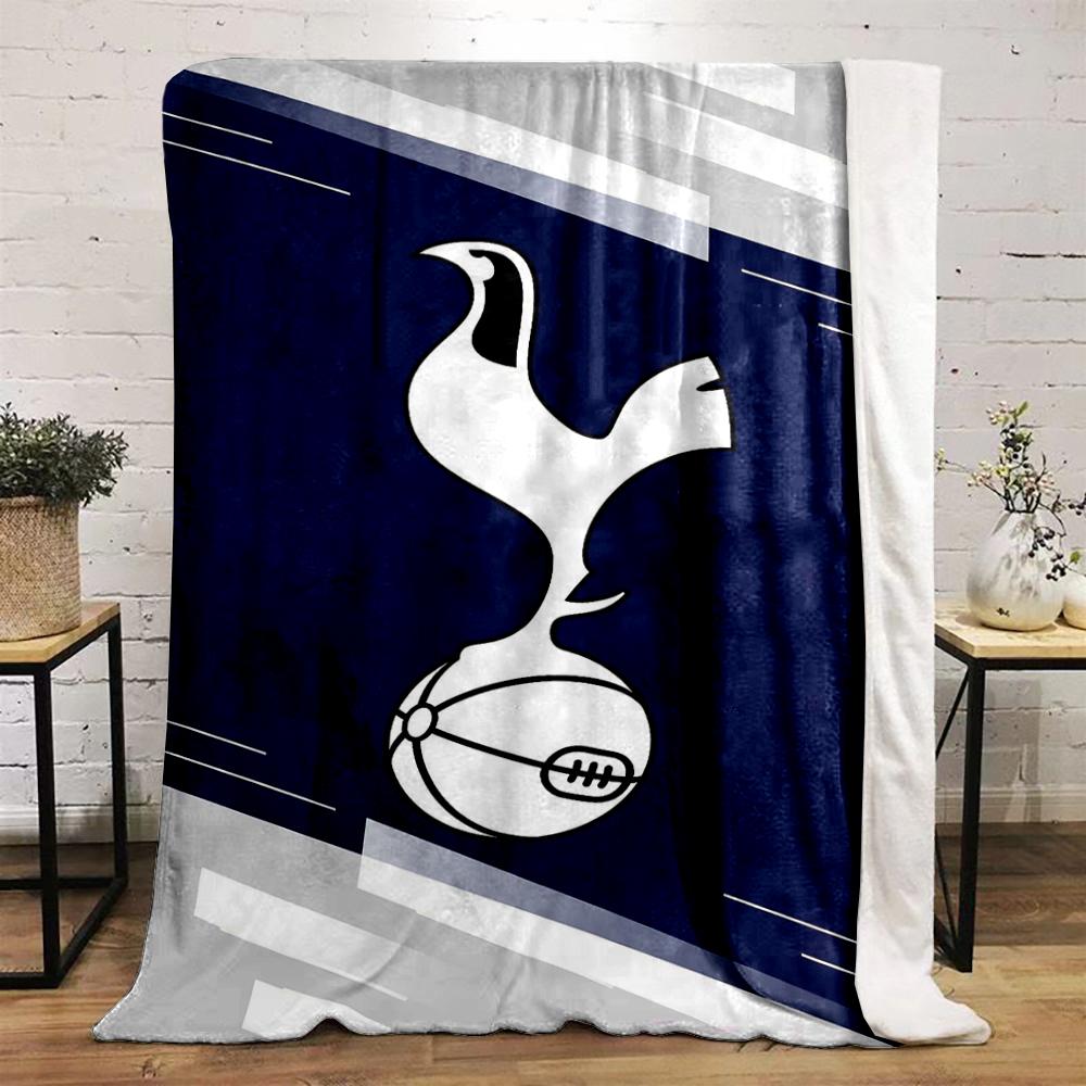 Spurs Logo Design printed Flannel blanket for bedroom, living room, sofa, and nap