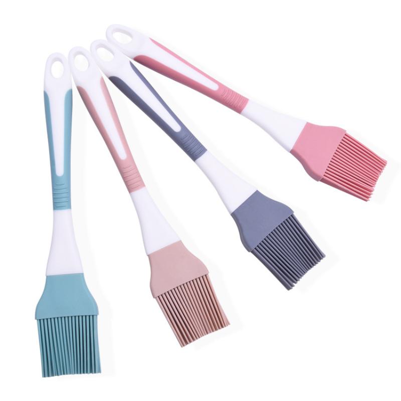 1PC Silicone Barbeque Brush Cooking BBQ Heat Resistant Oil Brushes Kitchen Supplies Bar Cake Baking Tools Utensil Supplies