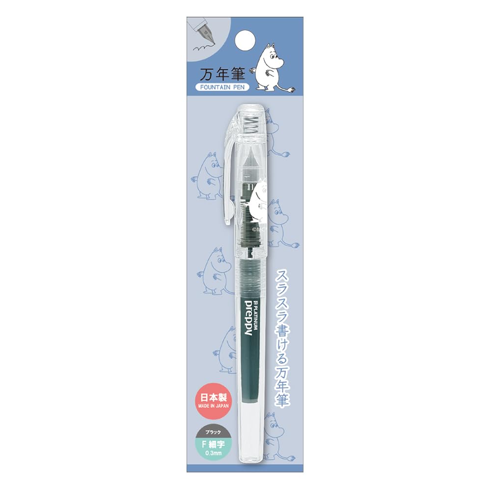 

Kamio Japan Moomin Fountain Pen Preppy Fine Nib 216169