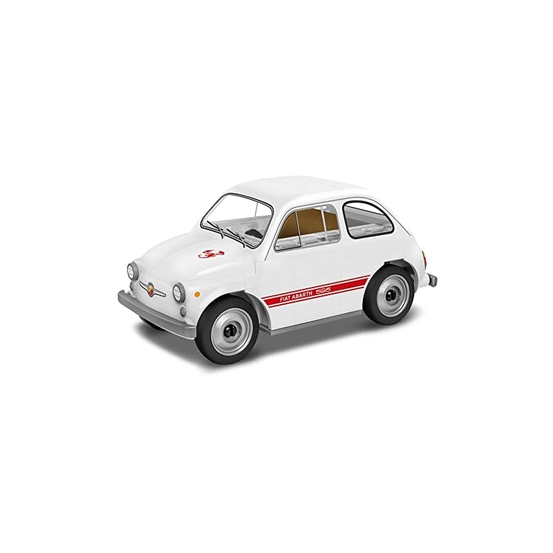 COBI Building Blocks - Italian Car - Fiat Abarth 595 Competizione 1965 1/35 Scale - 70 Pieces - LEGO Compatible [MADE IN EU] 24524