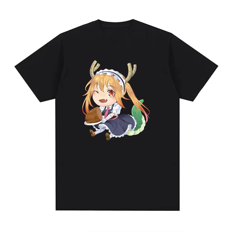 Miss Kobayashi Dragon Maid Kawaii Maidservant Tohru Funny Anime T Shirt Men Women Cotton Casual T Shirts Short Sleeve Summer