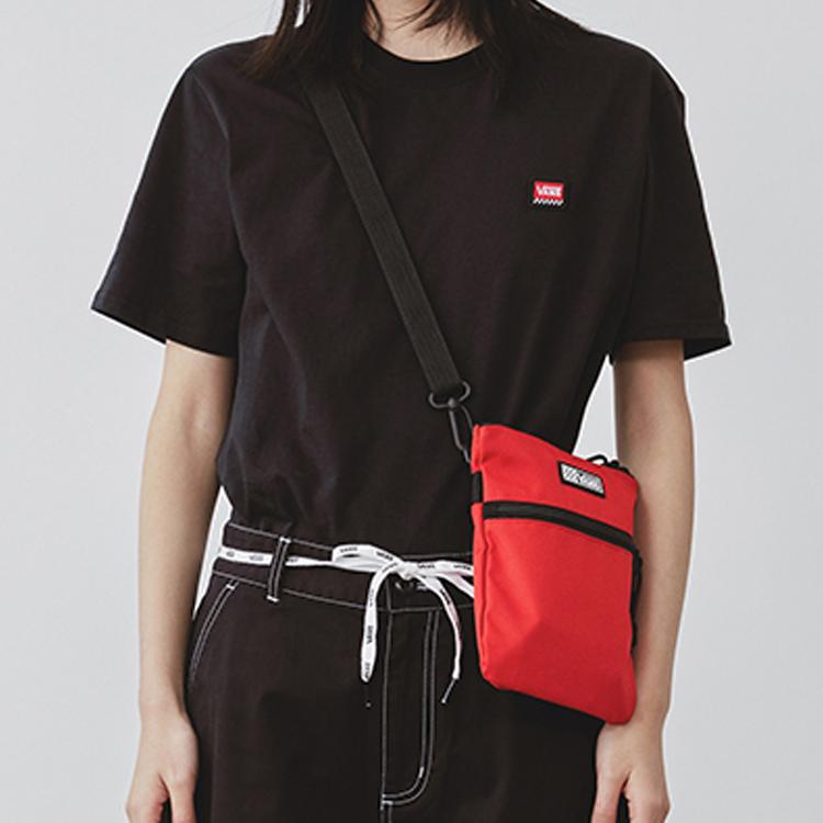 Vans Polyester Shoulder Bag, Crossbody Bag Regular Women's Red VN0A4DRRYBK