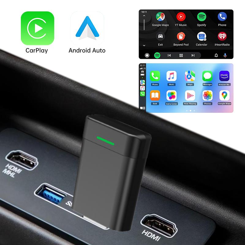 NEW Wireless CarPlay Android Auto Wireless Adapter Smart Mini Box Plug And Play WiFi Fast Connect Universal For Nissan