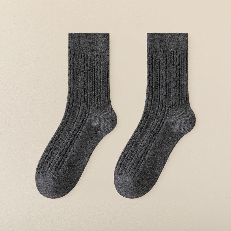 Ladies Autumn and Winter New Cotton Thickened Type Warm Tube Wool Socks