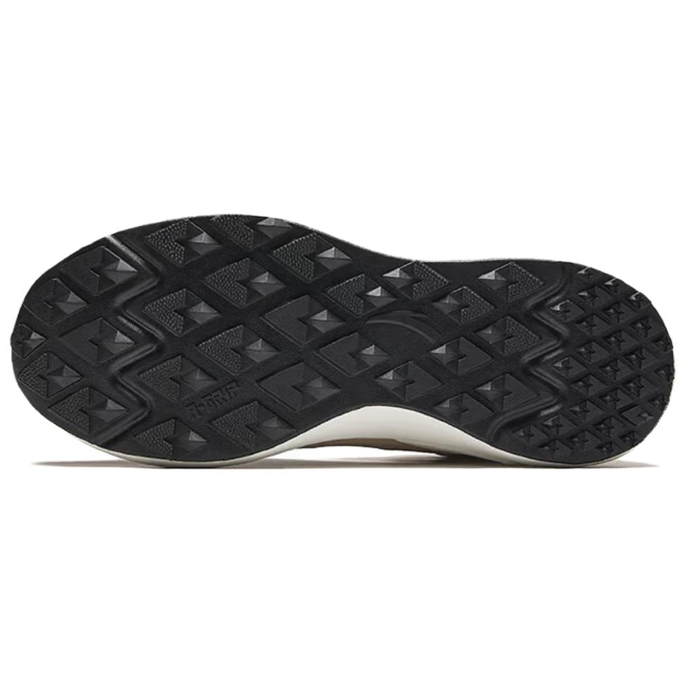 Anta Tazhou Fabric Synthetic Leather Plush Comfortable Non-Slip Wear-Resistant High-Top Casual Shoes Men Sneakers Beige Brown 912448910-1