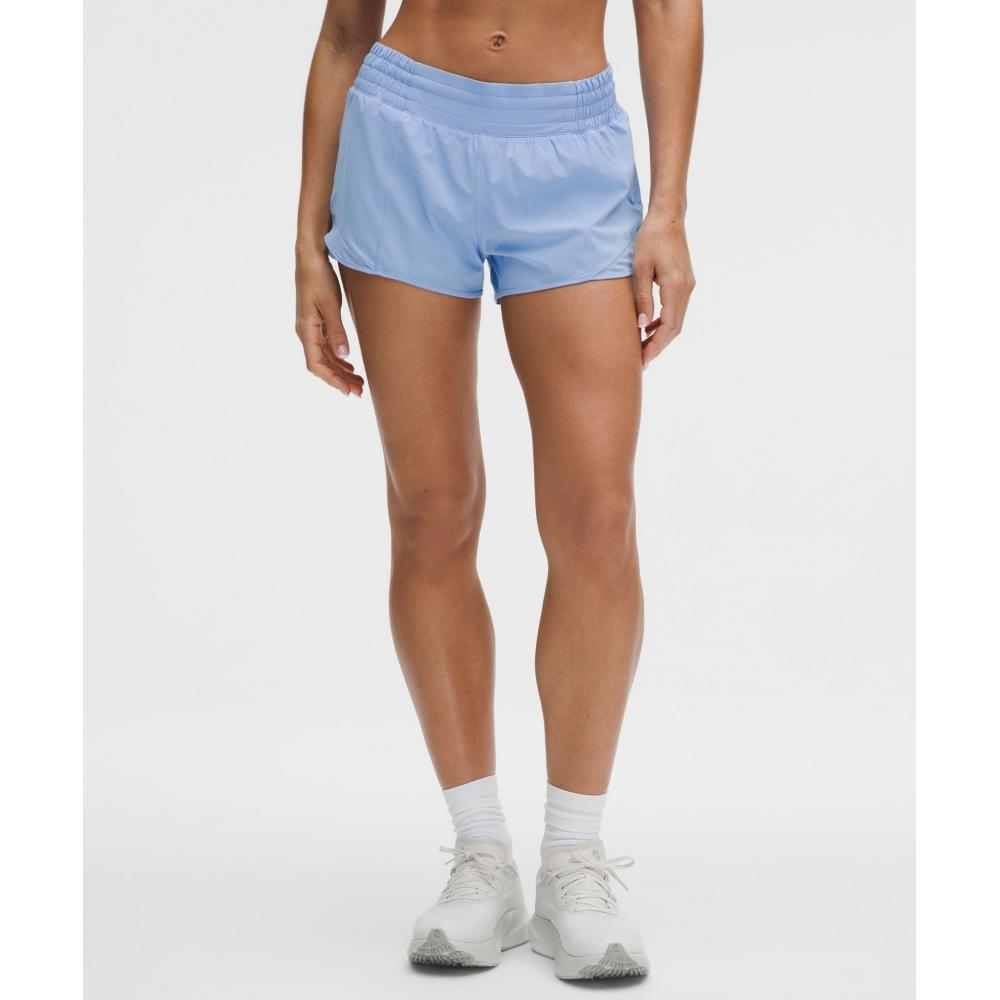 Lululemon Hotty Hot High Rise Lined Short 2.5  Sinatra Blue