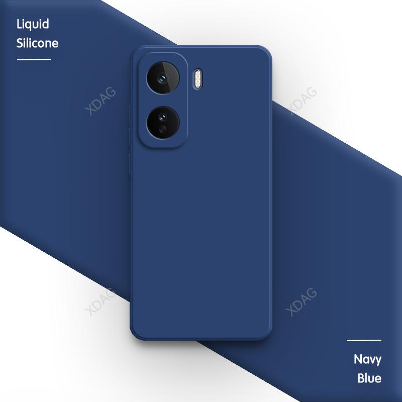 Candy Color Liquid Silicone Phone Case for vivo iQOO Neo11 Neo 11 5G China Soft Original High Quality Straight Edge Bumper Cover