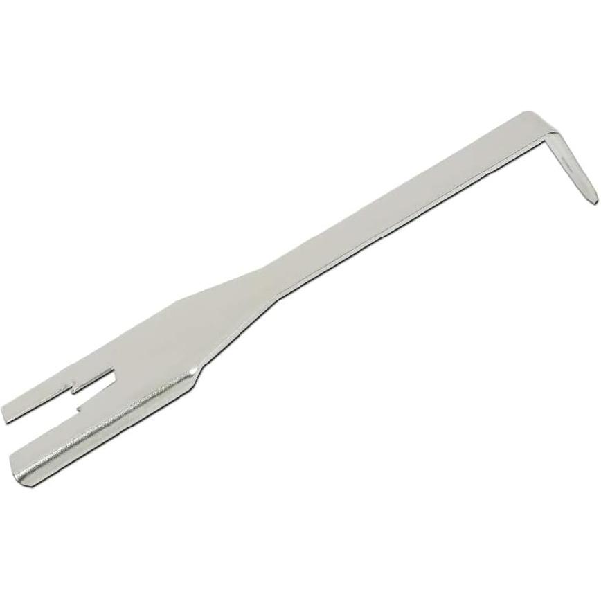 PIT66 Window Crank Remover Compatible with Chevy GM Buick, Polished Inside Door Handle Window Vent Crank Retaining Retainer Clip Removal Tool