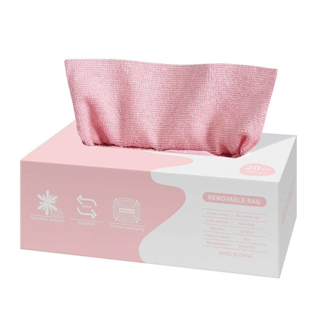 Reusable Microfiber Cleaning Cloth 20PCS Scratch-Free Ultra Absorbent Multi-Purpose Drying Wipe