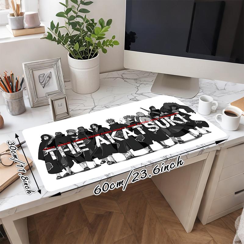 1Pc Akatsuki Group Portrait Gaming Mouse Pad Keyboard Desk Mat Non-slip Rubber Lock Edge Waterproof Computer Mousepad for Office Home Decor S164