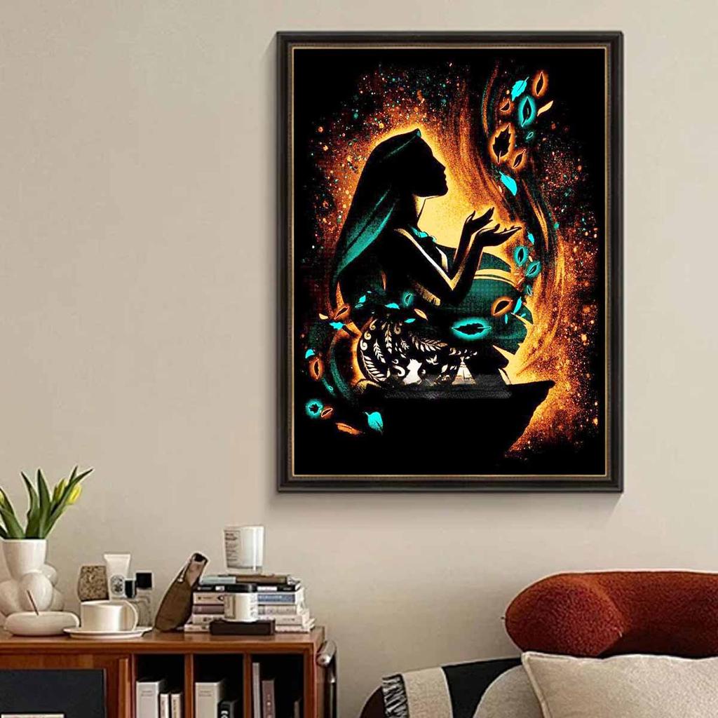 Full Round Diamond Painting The Sad Princess Art Rhinestone Picture Mosaic DIY 5D Cross Stitch Embroidery Home Decoration