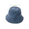 New Denim Fisherman Hat, Thin and Fashionable Multifunctional Hat, Sun Protection Basin Hat, Suitable for Both Men and Women