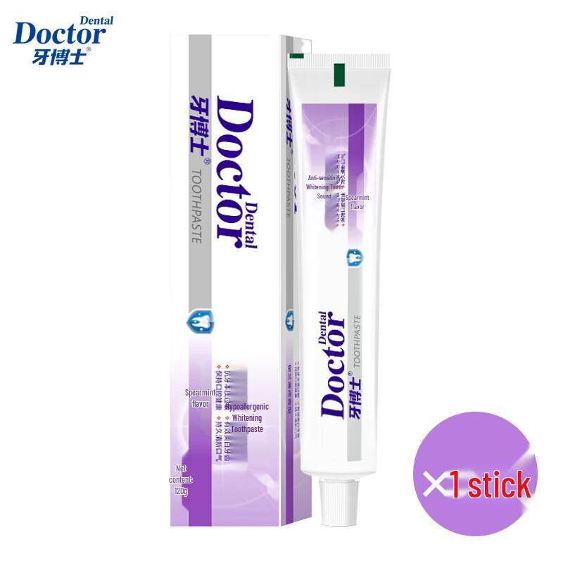 Dr. Tooth Anti-Sensitive Whitening Toothpaste, Mint Fresh, 120g
