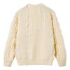 Men's Solid Color Long-Sleeve Knit Sweater, Winter 2025, Warm & Loose Round Neck Outerwear