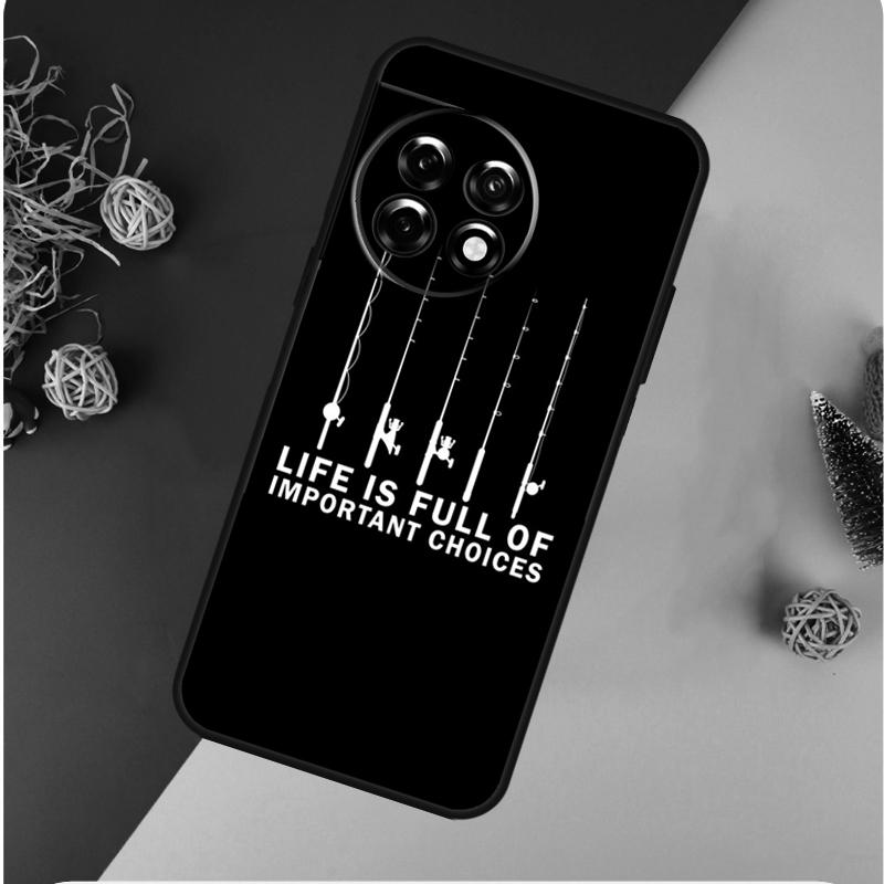 Fishing Rod Tool For OnePlus 13 13R 12 12R 11 9 10 Pro 8T 9RT 10T 10R Nord 4 CE 2 3 Lite N20 N30 Phone Case