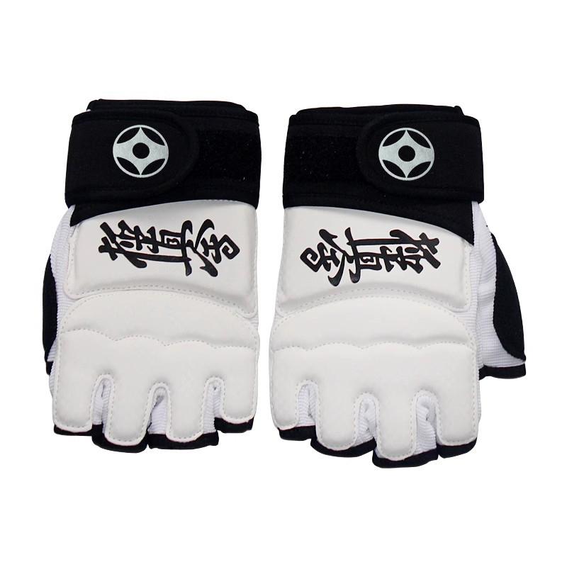 Kyokushin Half Fingers Gloves Karate MMA Fighting Training Boxing Gloves TKD Martial Arts Sparring Hand Protector Kids Adults