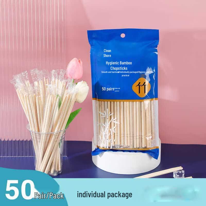 Penguin Tuan Tuan Individually Wrapped Bamboo Chopsticks