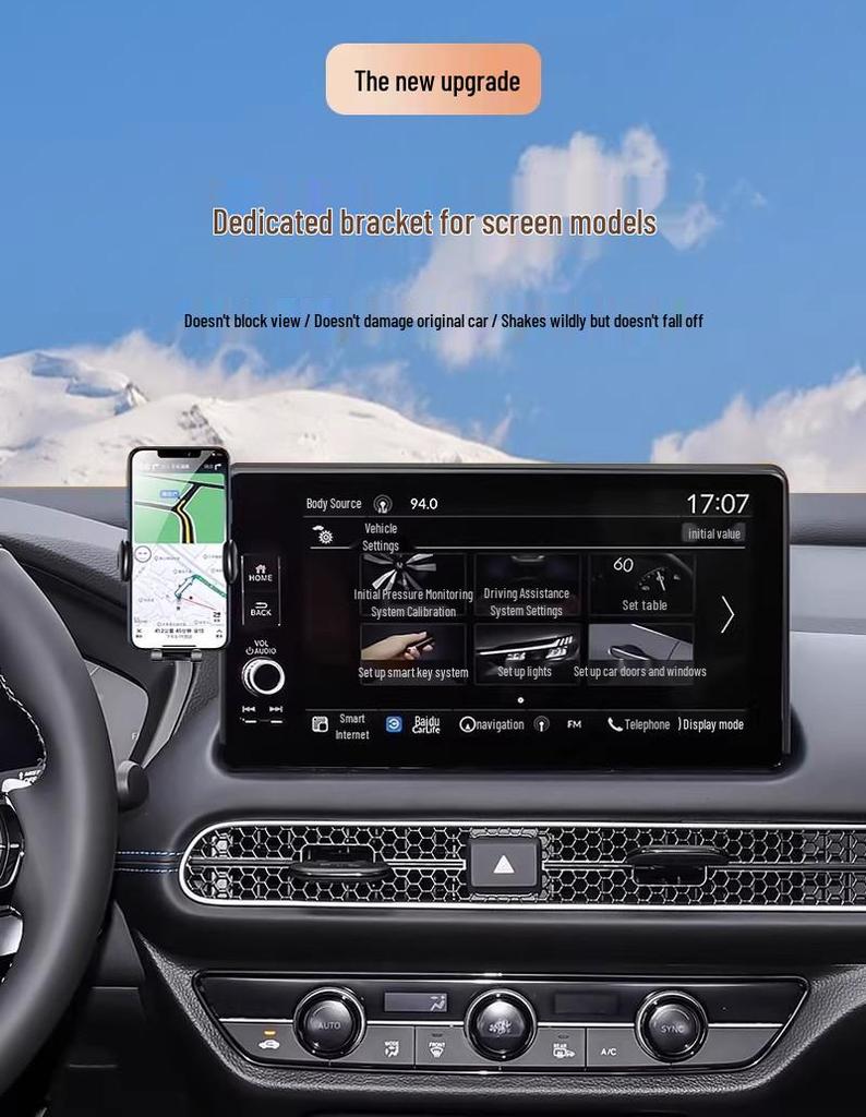 Citroen Versailles C5X 360° Rotating Phone Holder for Car Screen