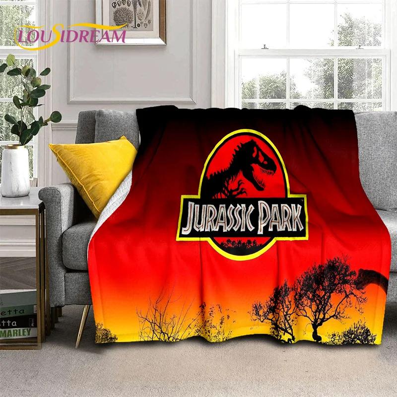 3D Cartoon Jurassic Park Dinosaur Dino Soft Flannel Blanket for Beds Bedroom Sofa Picnic,Throw Blanket for Outdoors Leisure Gift