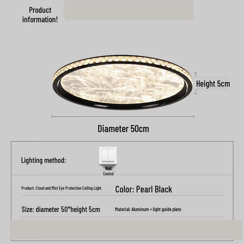 Dream Bubble Crystal Refraction Dimmable Ceiling Lamp