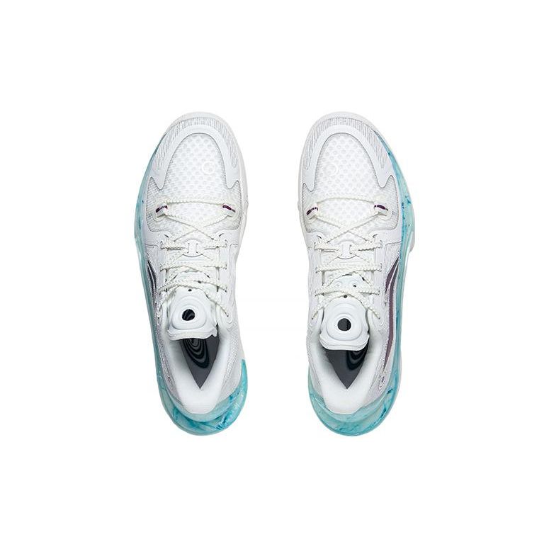 Li Ning Sonic 11 - Lingbo Enhanced Lateral Support Precision Grip Stability Men Basketball Shoes Cloud-White ABAT021-2