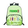 Pikmin 3D Cartoon Print Backpack Boy Girl Fashion Casual Pattern Schoolbag 16inch Fun Waterproof Knapsack DIY Custom Backpacks