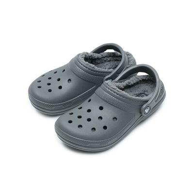 Fw Crocs Classic Lined Clogs Slate Grey 203591 0ex