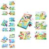 Baby Ocean Forest Flying Animal Tail Cloth Book Early Education Toy With Rustling Paper