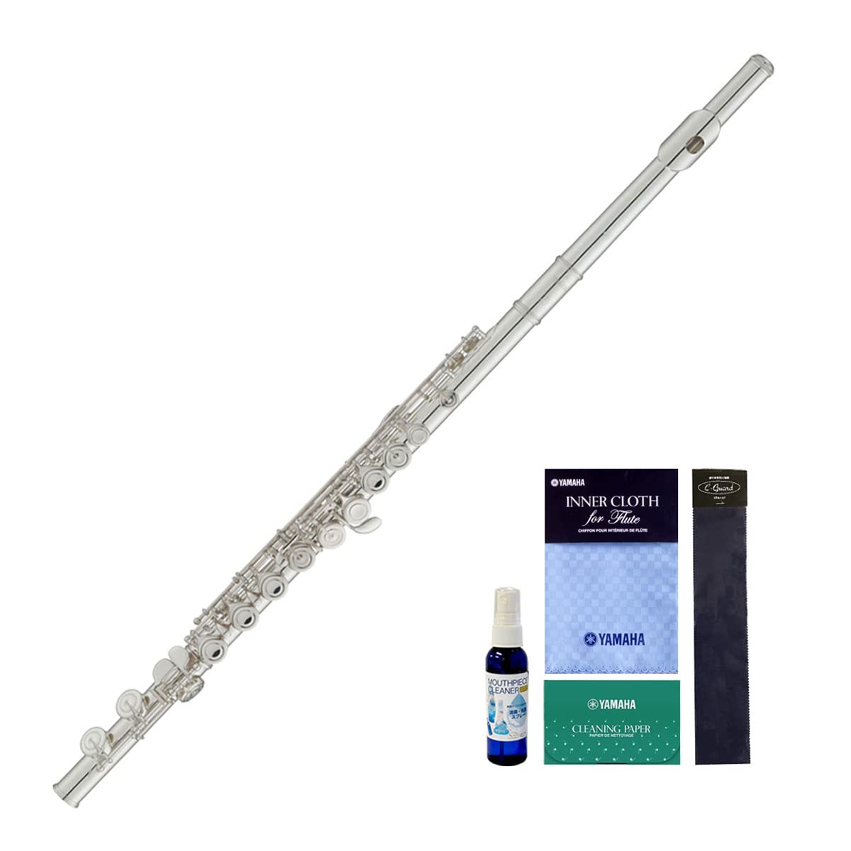 

Вибраний комплект аксесуарів YAMAHA/YFL-212 Yamaha Standard з E-meca срібний