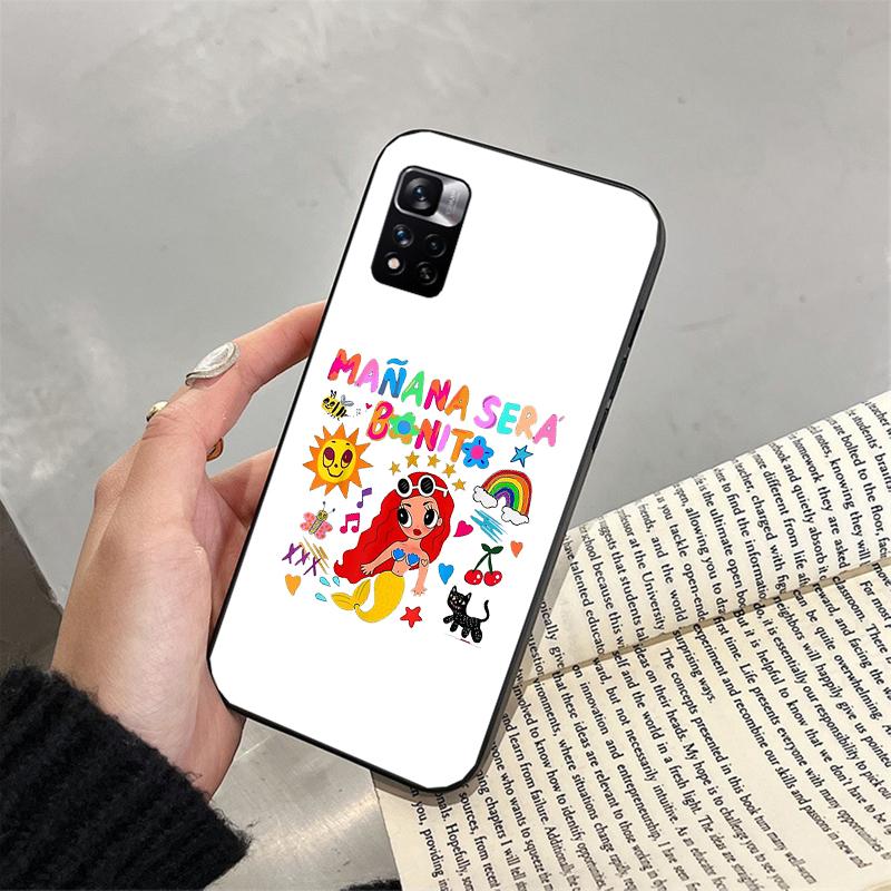 Karol G Phone Case For Xiaomi Redmi Note 13 12 Pro 11S 11 10 Pro 10S Note 12R 12S 12 13 Pro Redmi 10 13C 9C
