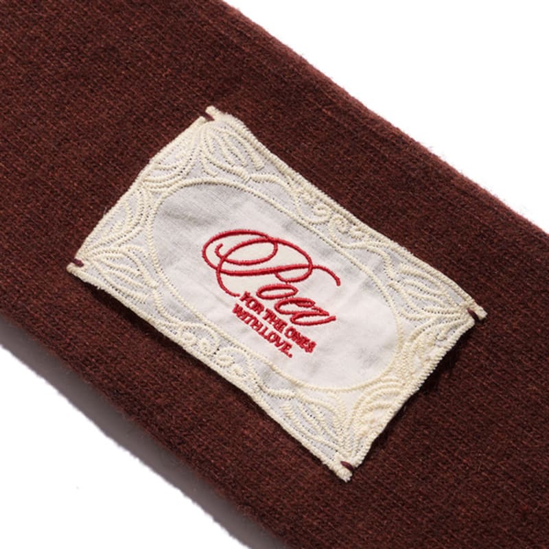 poev Two-way Knitted Hair Band - Brown