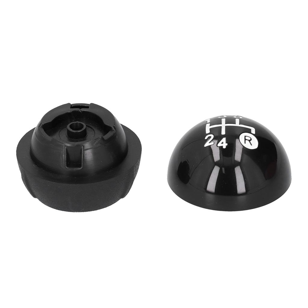 Gear Shift Knob with Cap Decorative Cover Replacement Kit Fit for Fiat 500 500C 2007‑2018 LHD RHD