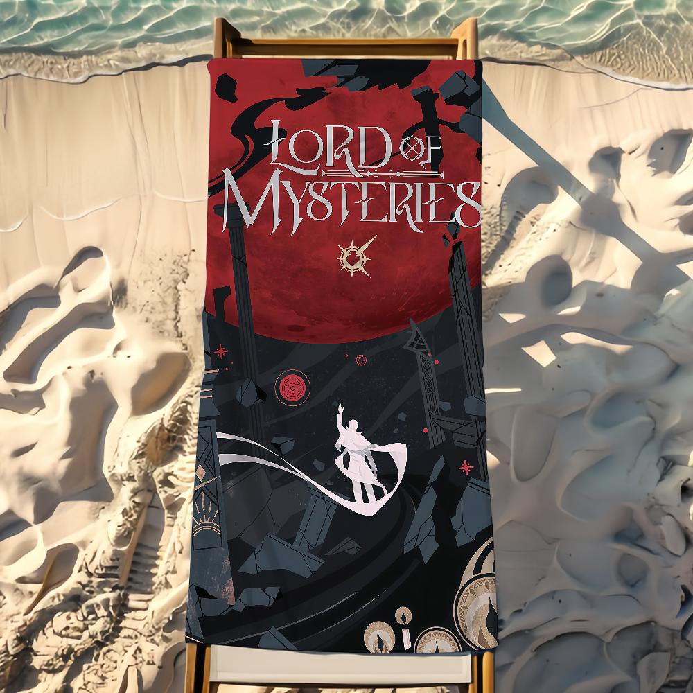 Literature Lord of Mysteries Towel Beach Shower Bath Travel Lightweight Skin Friendly for Pool Camping Cruise Summer
