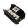 Car Audio Modified Ground Wire Splitter 4-way Power Distribution Block 1out 4 T-type Splitter Box Hub