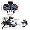 Digital Display Cluster Speedometer Odometer Dashboard Suitable for GN125 Waterproof Motorbike Instrument LED Tachometer