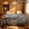 Ein rechteckiger Tischdecke mit gruseligen Festival-Mustern zum Thema Halloween, hergestellt aus Polyester.