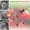 3Pcs Garden Bird Netting Plant Cover Breathable Plant Insect proof Mesh Cover with Zipper & Drawstring Fine Mesh Tomato Cage Net