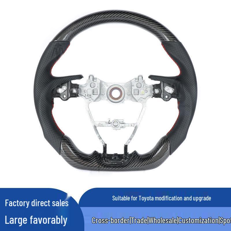 Carbon Fiber Racing Steering Wheel for Toyota Camry, Corolla, Avalon, RAV4