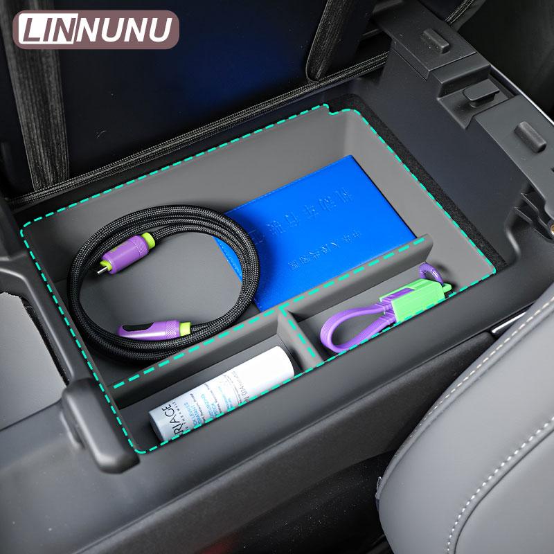 Linnunu for Zeekr 7X 2025 Car Center Console Armrest Box Storage Box Sorting Organizing Storage Boxes Auto Interior Accessories