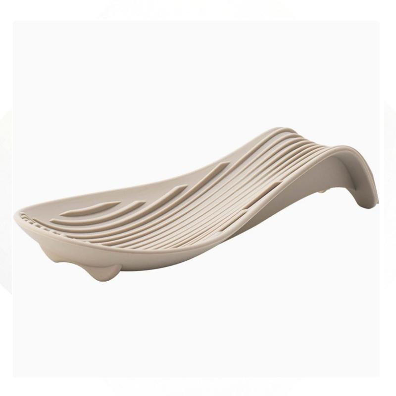 1Pc Silicone Insulated Spoon Holder Heat Resistant Placemat Spoon Holder Cutlery Shelving Kitchen Tools Placemat