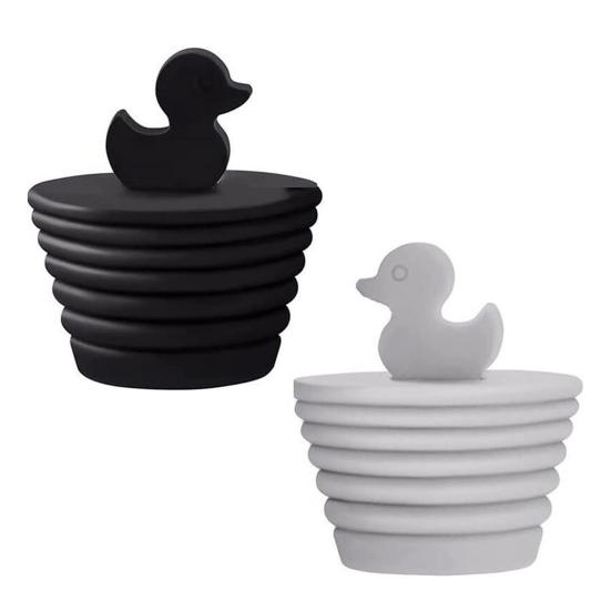 Silikonowy Korek do Odpływu Wanny Kształt Kaczki Wanna Łazienkowa Prysznic Uniwersalny Korek Wodny Zapobiegający Zatykaniu Odorom Korek do Kąpieli