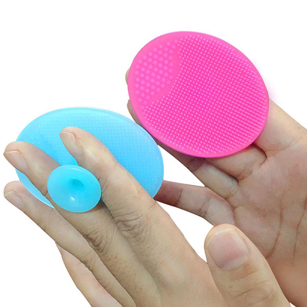 Soft Silicone Face Cleansing Brush Beauty Facial Washing Pad Exfoliating Blackhead Deep Cleaning Massage Brushes Face Care Tool