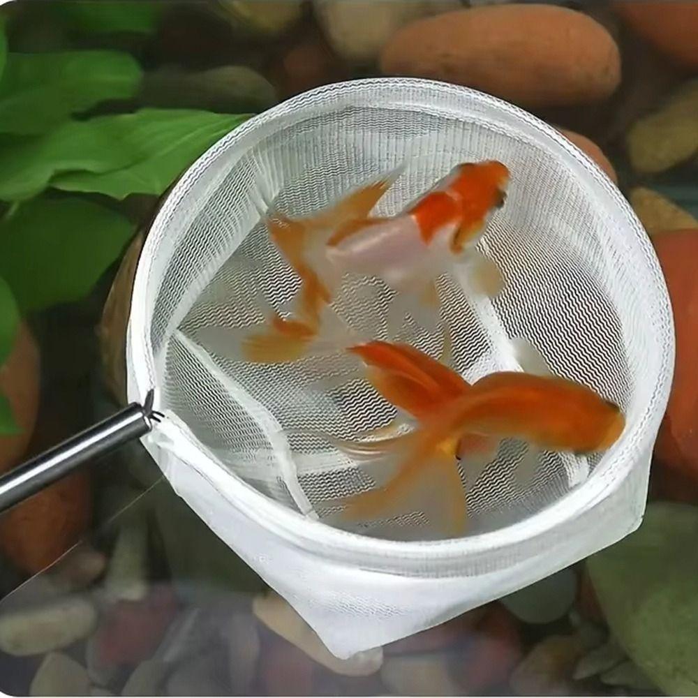 Fine Net Retractable Fishing Net Extendable Handle Fishtanks Cleaning Net Home Office