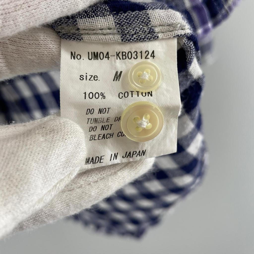 URBAN RESEARCH check Long sleeve shirt purple mens M used