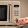 Cecotec Micro-ondes Numérique avec Grill de 20 L Proclean 5110 Retro Beige: 700 W 5 Niveaux Minuterie 8 Programmes