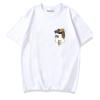 Healing Cute Pocket Cat Shiba Inu Pure Cotton Cartoon Printed Tshirt Summer New Unisexs and Unisexs Casual Loose Short Sleeve