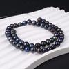 1String, Black Natural Freshwater Pearls, Handmade Near Pearl Beads, 7-8 Mm, for DIY Necklace Accessories, Jewelry Making, Women Gift, 36 Cm