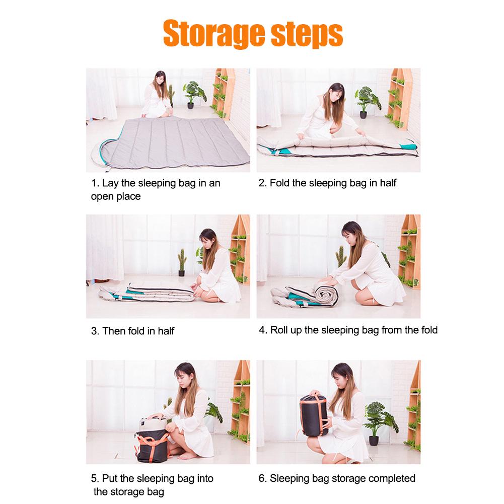 Electric Heated Sleeping Bag 3-Level Temperature Emergency Sleeping Bag Winter Warm for Travel Hiking for Backpacking